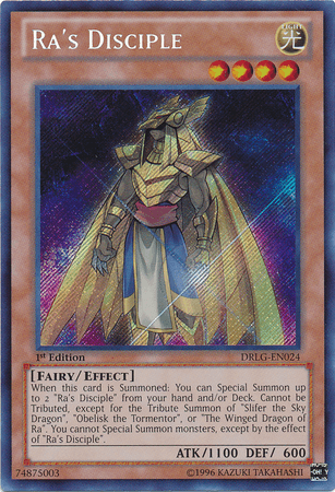 Ra's Disciple [DRLG-EN024] Secret Rare - Josh's Cards