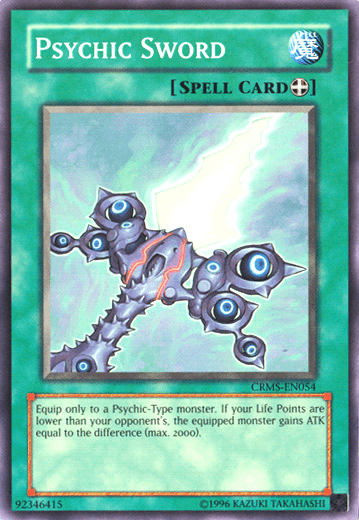 Psychic Sword [CRMS-EN054] Common - Josh's Cards