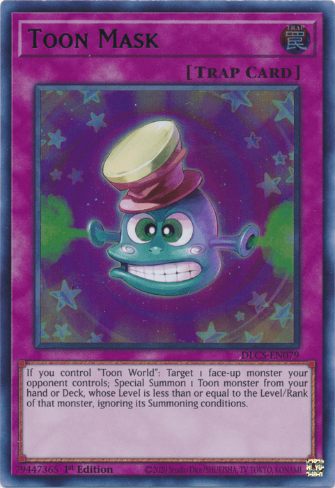 Toon Mask (Purple) [DLCS-EN079] Ultra Rare - Josh's Cards