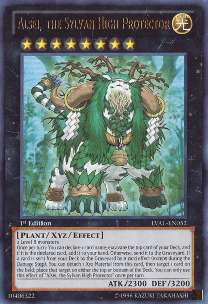 Alsei, the Sylvan High Protector [LVAL-EN052] Ultra Rare - Josh's Cards