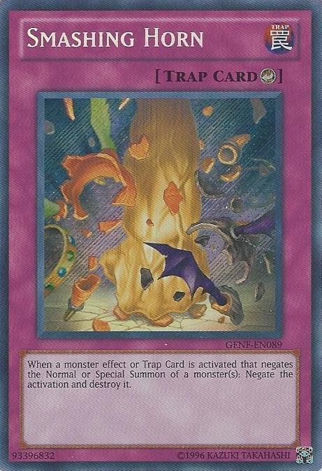 Smashing Horn [GENF-EN089] Secret Rare - Josh's Cards