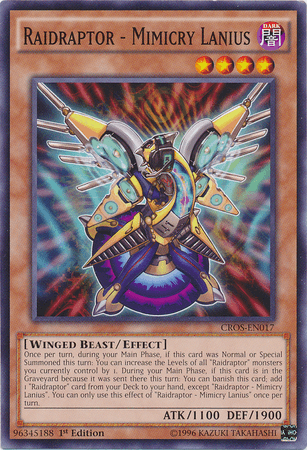 Raidraptor - Mimicry Lanius [CROS-EN017] Common - Josh's Cards