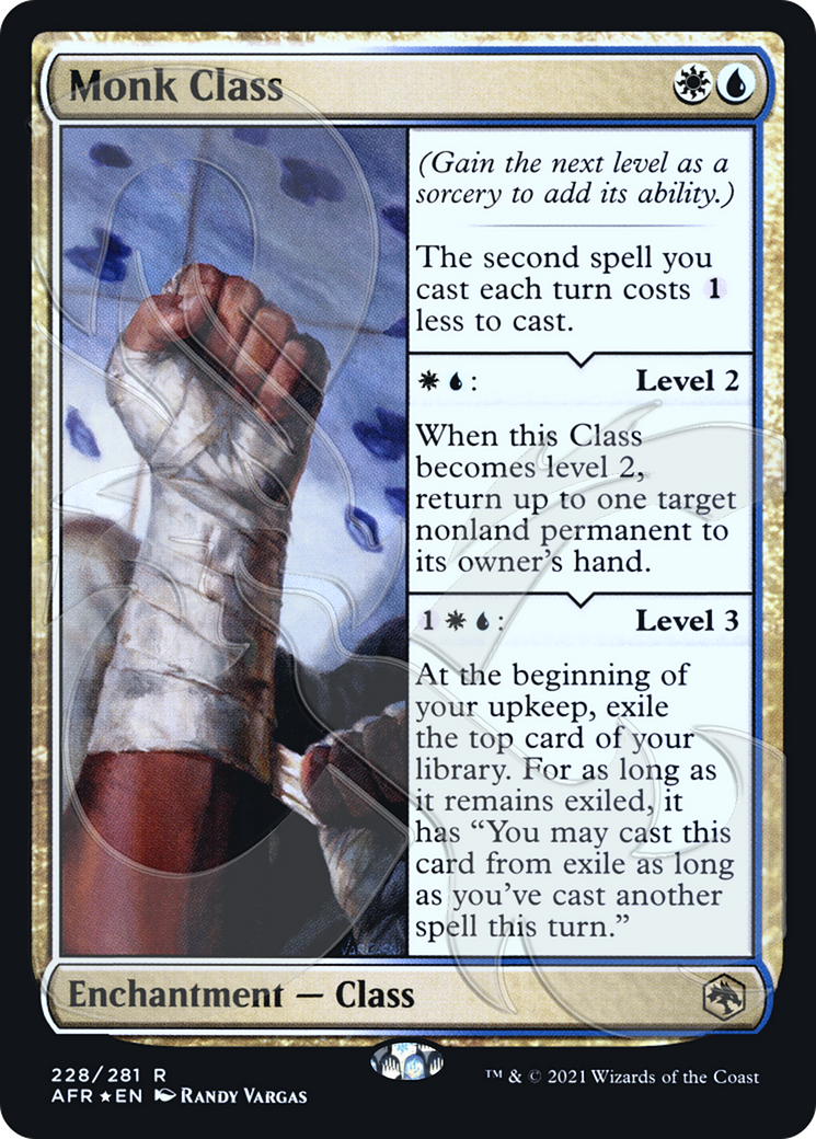 Monk Class (AFR&-228A) - Adventures in the Forgotten Realms Promos Foil