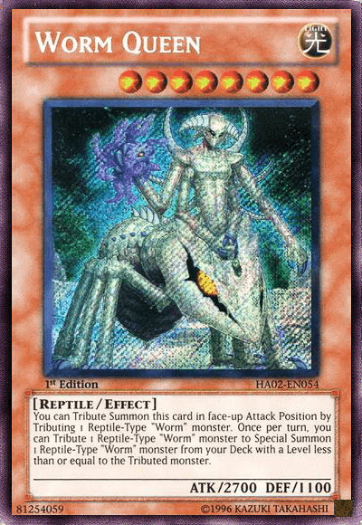 Worm Queen [HA02-EN054] Secret Rare - Josh's Cards