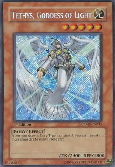 Tethys, Goddess of Light [CRMS-EN095] Secret Rare - Josh's Cards