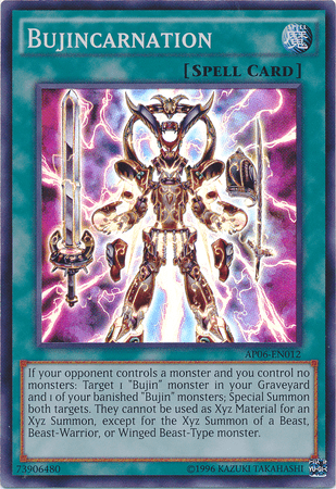 Bujincarnation [AP06-EN012] Super Rare - Josh's Cards
