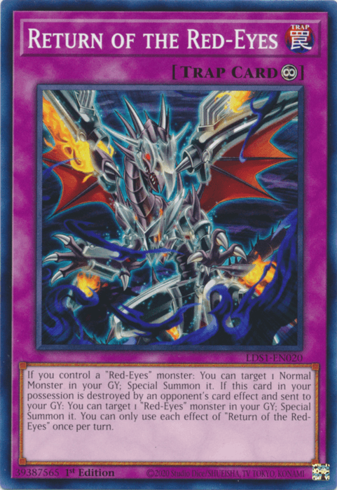 Return of the Red-Eyes [LDS1-EN020] Common - Josh's Cards