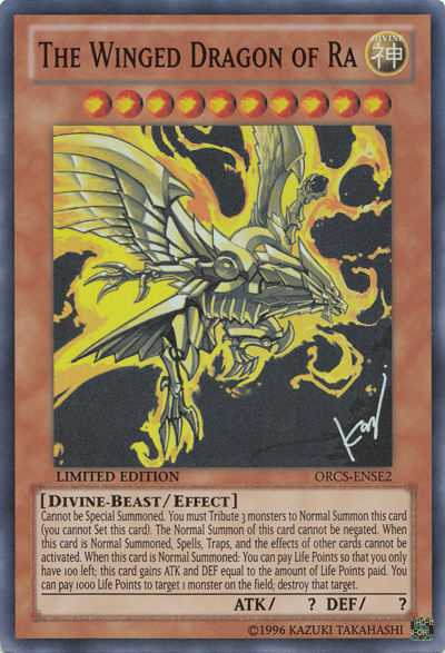 The Winged Dragon of Ra [ORCS-ENSE2] Super Rare - Josh's Cards