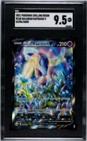 Galarian Rapidash V Alternate Art Chilling Reign 168/198 SGC 9.5