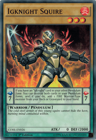 Igknight Squire [CORE-EN026] Common - Josh's Cards