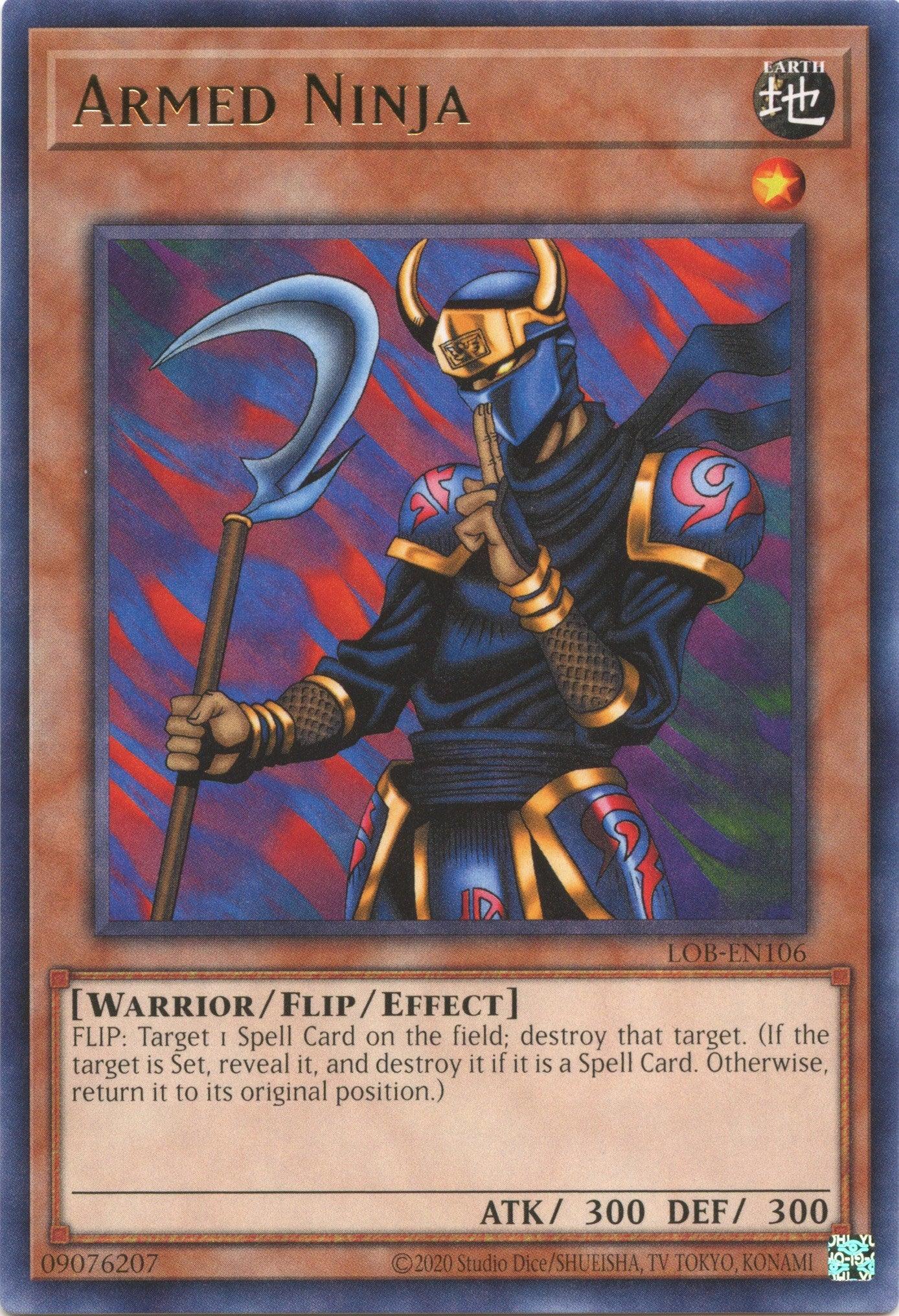 Armed Ninja (25th Anniversary) [LOB-EN106] Rare - Josh's Cards