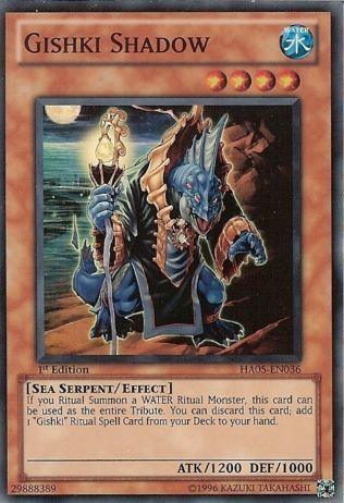Gishki Shadow [HA05-EN036] Super Rare - Josh's Cards