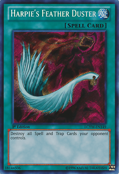 Harpie's Feather Duster [LCYW-EN149] Secret Rare - Josh's Cards