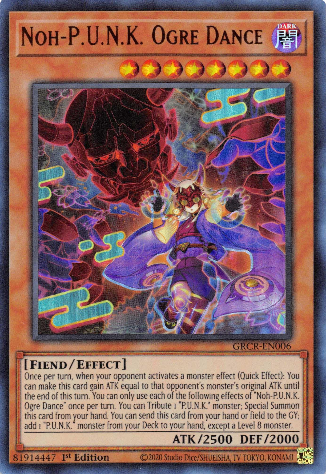 Noh-P.U.N.K. Ogre Dance [GRCR-EN006] Ultra Rare - Josh's Cards