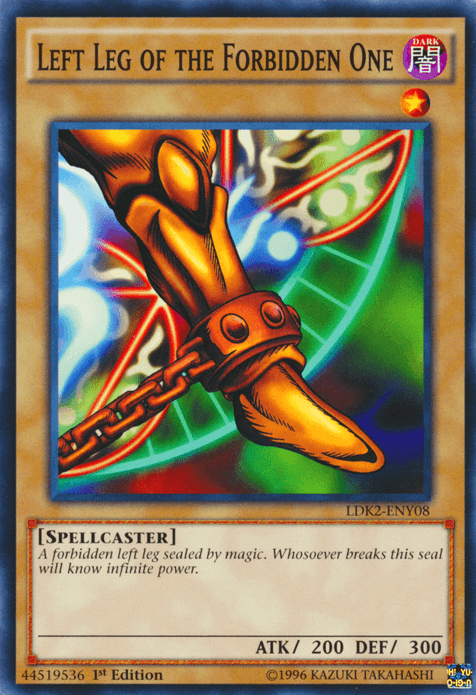Left Leg of the Forbidden One [LDK2-ENY08] Common - Josh's Cards