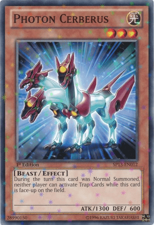 Photon Cerberus [SP13-EN012] Starfoil Rare - Josh's Cards