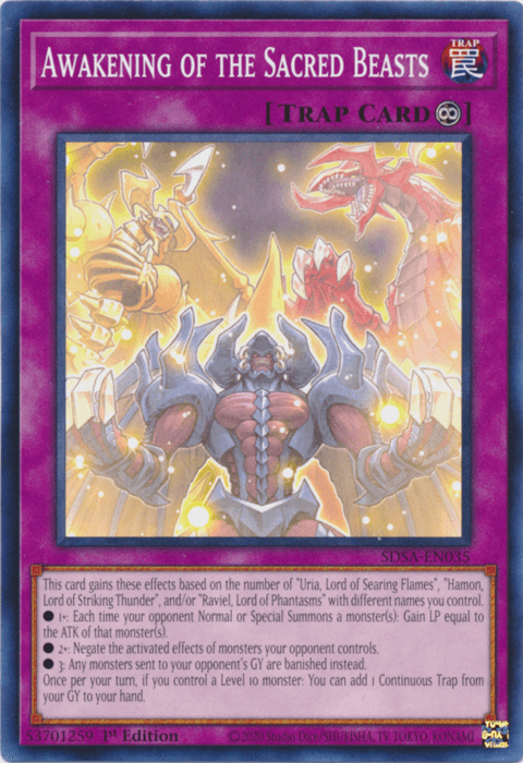 Awakening of the Sacred Beasts [SDSA-EN035] Common - Josh's Cards