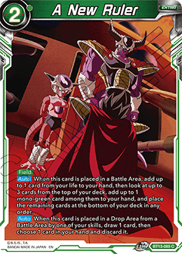 A New Ruler (Common) (BT13-085) [Supreme Rivalry] Parallel Foil