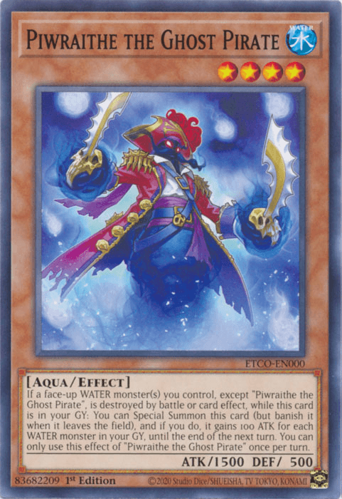 Piwraithe the Ghost Pirate [ETCO-EN000] Common - Josh's Cards