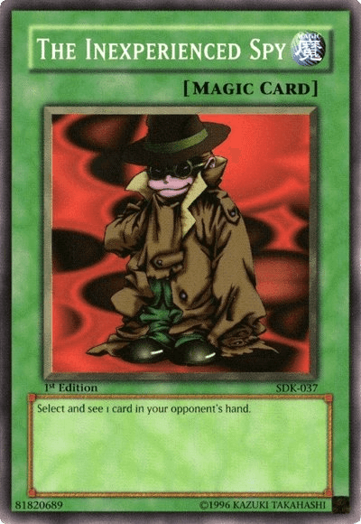 The Inexperienced Spy [SDK-037] Common - Josh's Cards