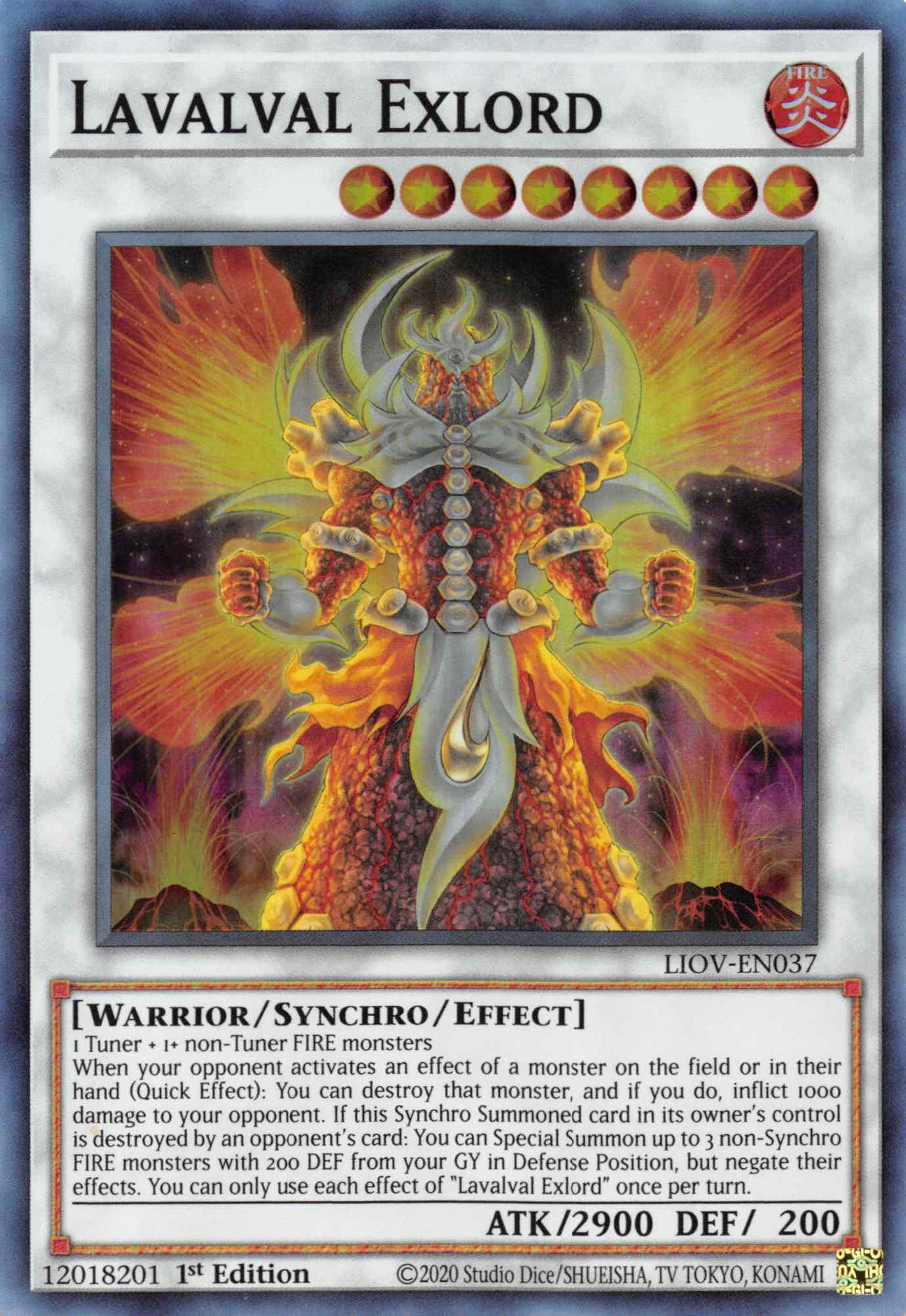 Lavalval Exlord [LIOV-EN037] Super Rare - Josh's Cards