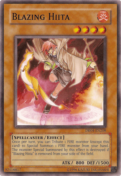 Blazing Hiita [DR04-EN208] Common - Josh's Cards