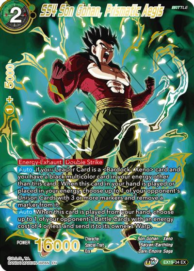 SS4 Son Gohan, Prismatic Aegis (EX19-34) [Special Anniversary Set 2021] Parallel Foil
