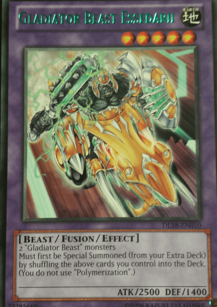 Gladiator Beast Essedarii (Green) [DL18-EN010] Rare - Josh's Cards