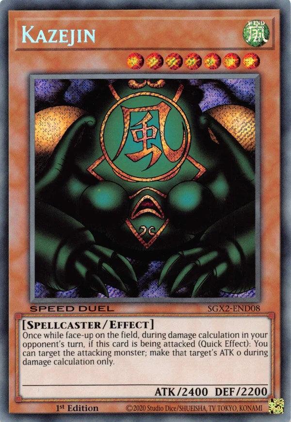Kazejin [SGX2-END08] Secret Rare - Josh's Cards