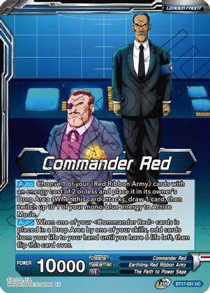 Commander Red // Red Ribbon Robot, Seeking World Conquest (BT17-031) [Ultimate Squad] Parallel Foil