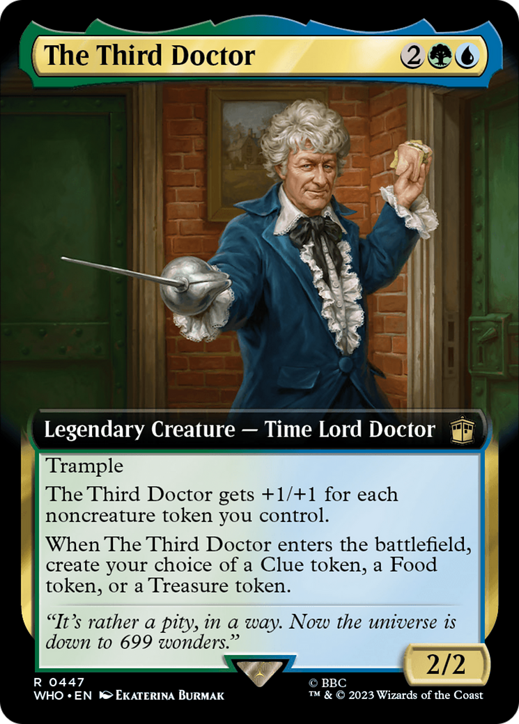 The Third Doctor (WHO-447) - Doctor Who: (Extended Art)