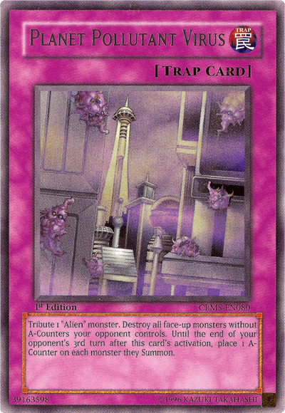 Planet Pollutant Virus [CRMS-EN080] Rare - Josh's Cards