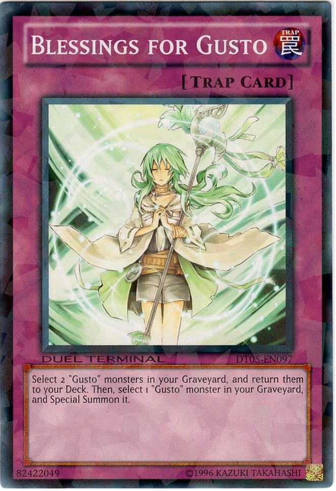 Blessings for Gusto [DT05-EN097] Common - Josh's Cards