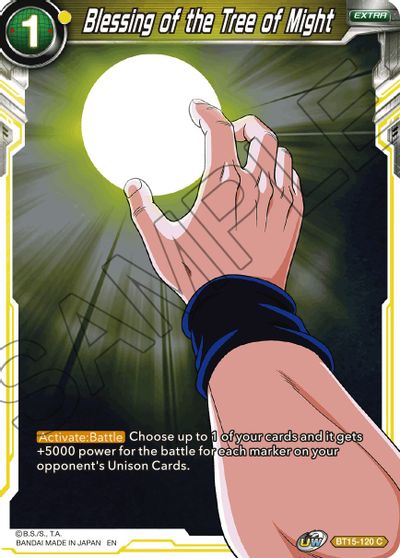 Blessing of the Tree of Might (BT15-120) [Saiyan Showdown] Parallel Foil