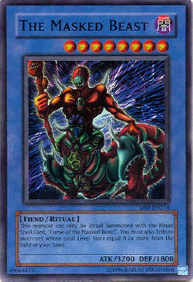 The Masked Beast [DB1-EN214] Super Rare - Josh's Cards