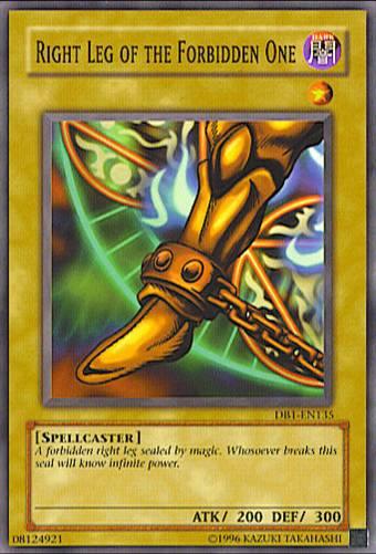 Right Leg of the Forbidden One [DB1-EN135] Common - Josh's Cards