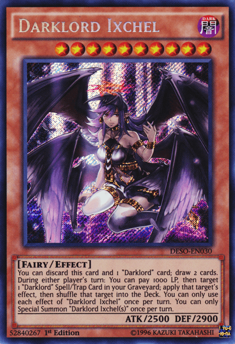 Darklord Ixchel [DESO-EN030] Secret Rare - Josh's Cards