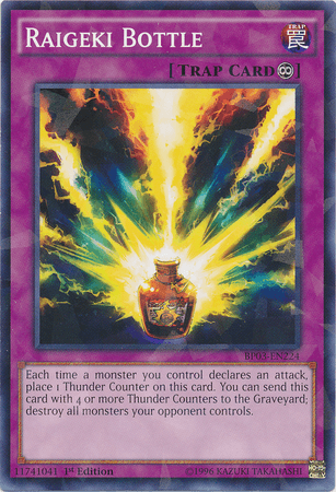 Raigeki Bottle [BP03-EN224] Shatterfoil Rare - Josh's Cards
