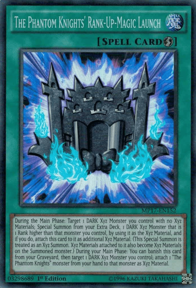 The Phantom Knights' Rank-Up-Magic Launch [MP17-EN152] Super Rare - Josh's Cards