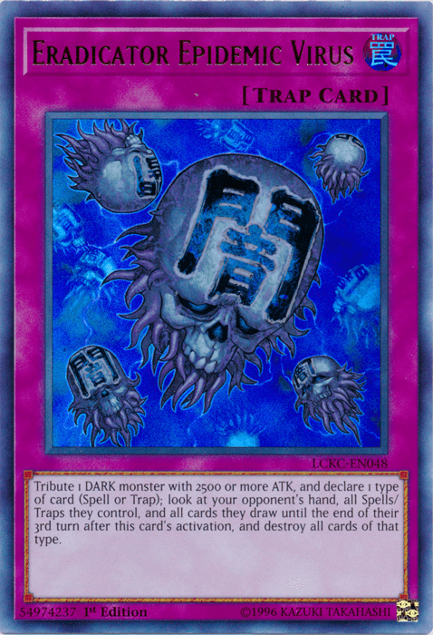 Eradicator Epidemic Virus [LCKC-EN048] Ultra Rare - Josh's Cards