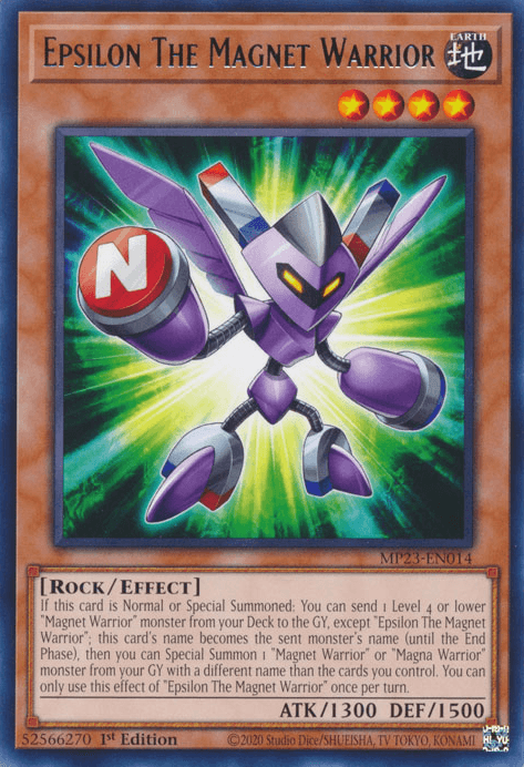 Epsilon The Magnet Warrior [MP23-EN014] Rare - Josh's Cards
