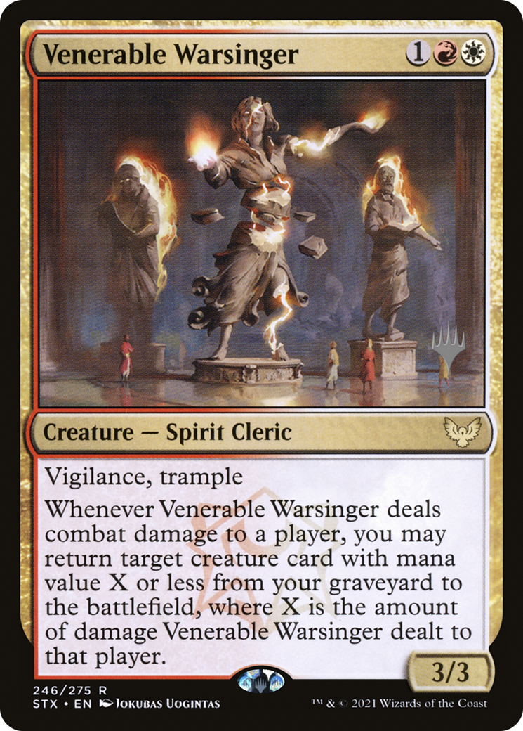 Venerable Warsinger (PPSTX-246P) - Strixhaven: School of Mages Promos Foil