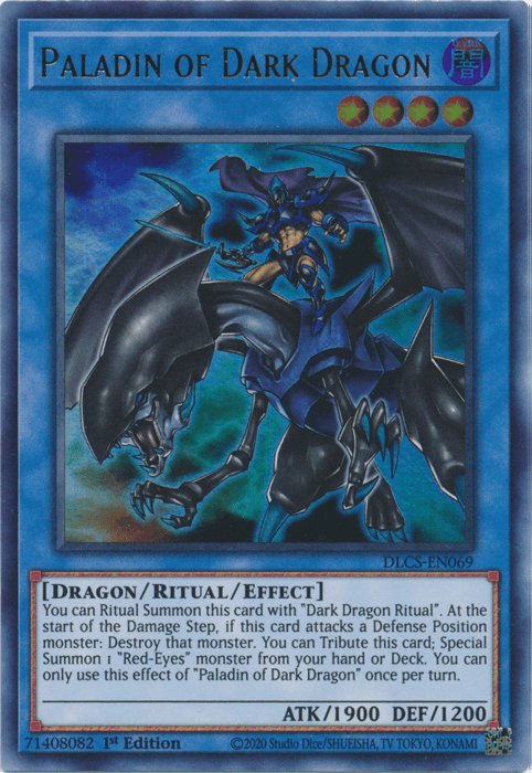 Paladin of Dark Dragon [DLCS-EN069] Ultra Rare - Josh's Cards