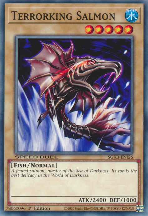 Terrorking Salmon (SGX3-ENI26) - Speed Duel GX: Duelists of Shadows 1st Edition