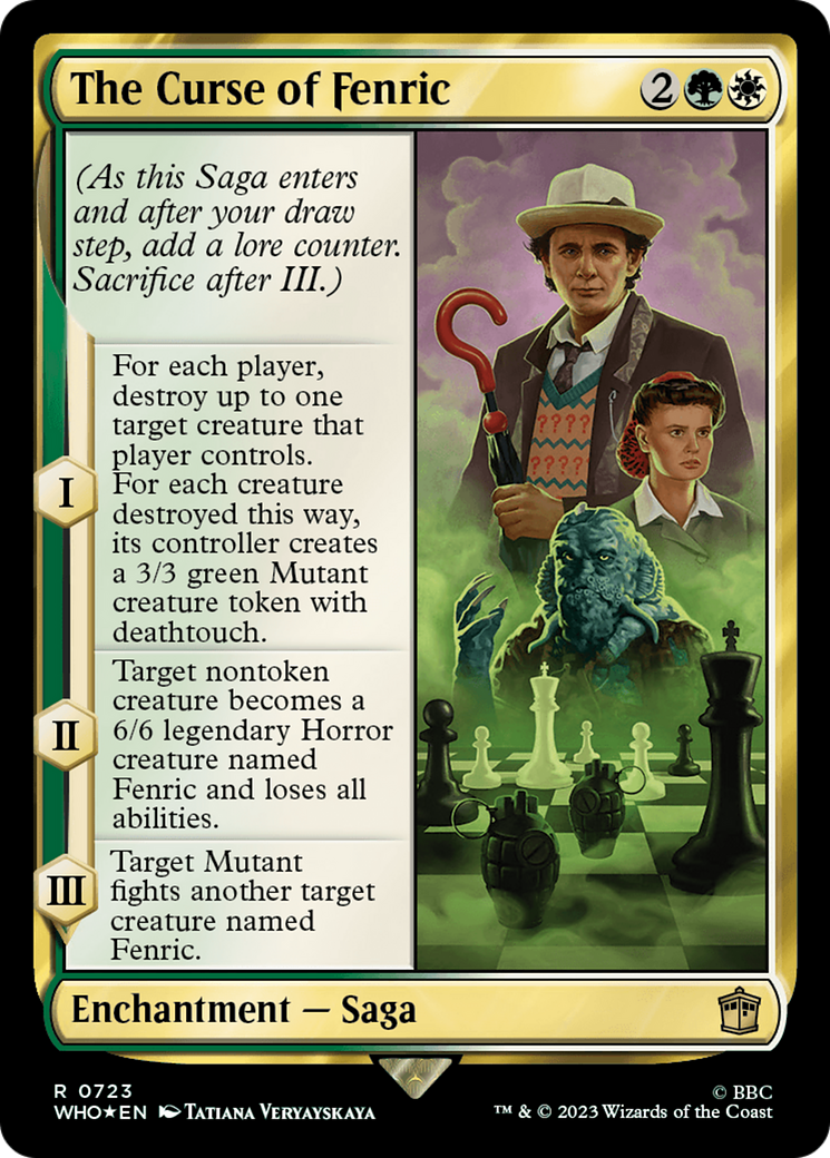 The Curse of Fenric (WHO-723) - Doctor Who Foil