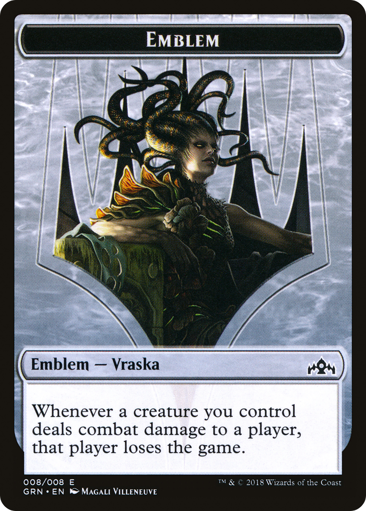 Vraska, Golgari Queen Emblem (GRN-008) - Guilds of Ravnica Tokens