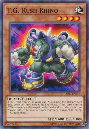 T.G. Rush Rhino [OP09-EN017] Common - Josh's Cards