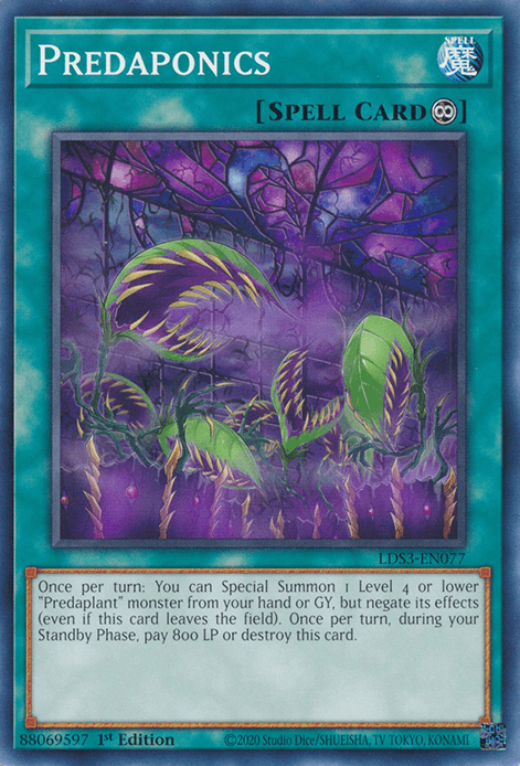 Predaponics [LDS3-EN077] Common - Josh's Cards