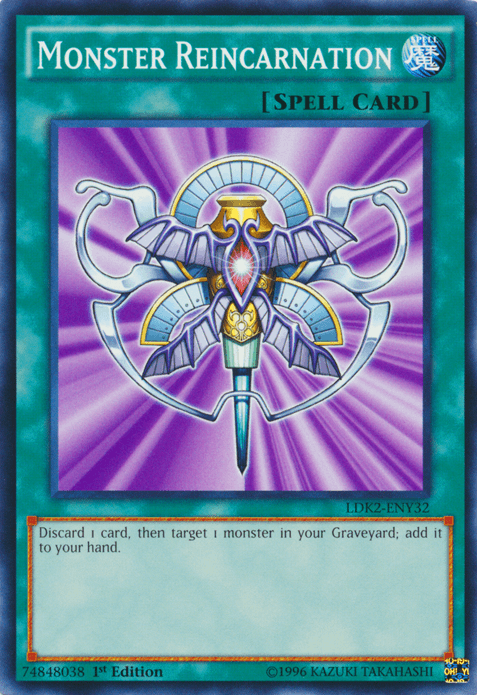 Monster Reincarnation [LDK2-ENY32] Common - Josh's Cards