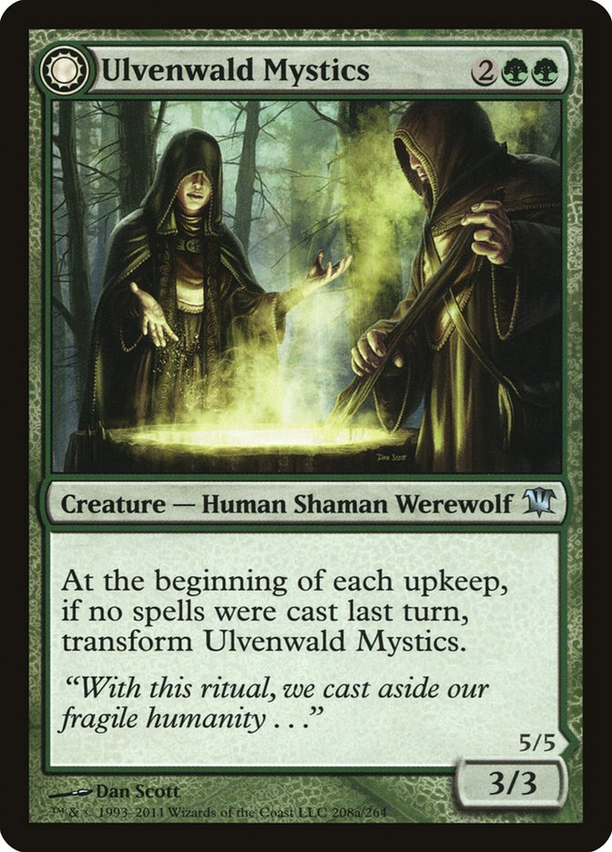 Ulvenwald Mystics // Ulvenwald Primordials (ISD-208) - Innistrad: (Double Faced Transform) Foil